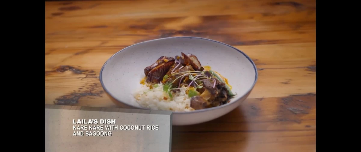 Chef Laila's Kare-kare (Photo courtesy of Food Network)