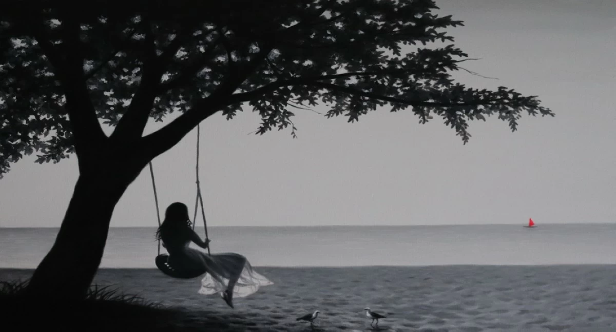 'FAITHFULLY' 18x24 inches, acrylic on canvas