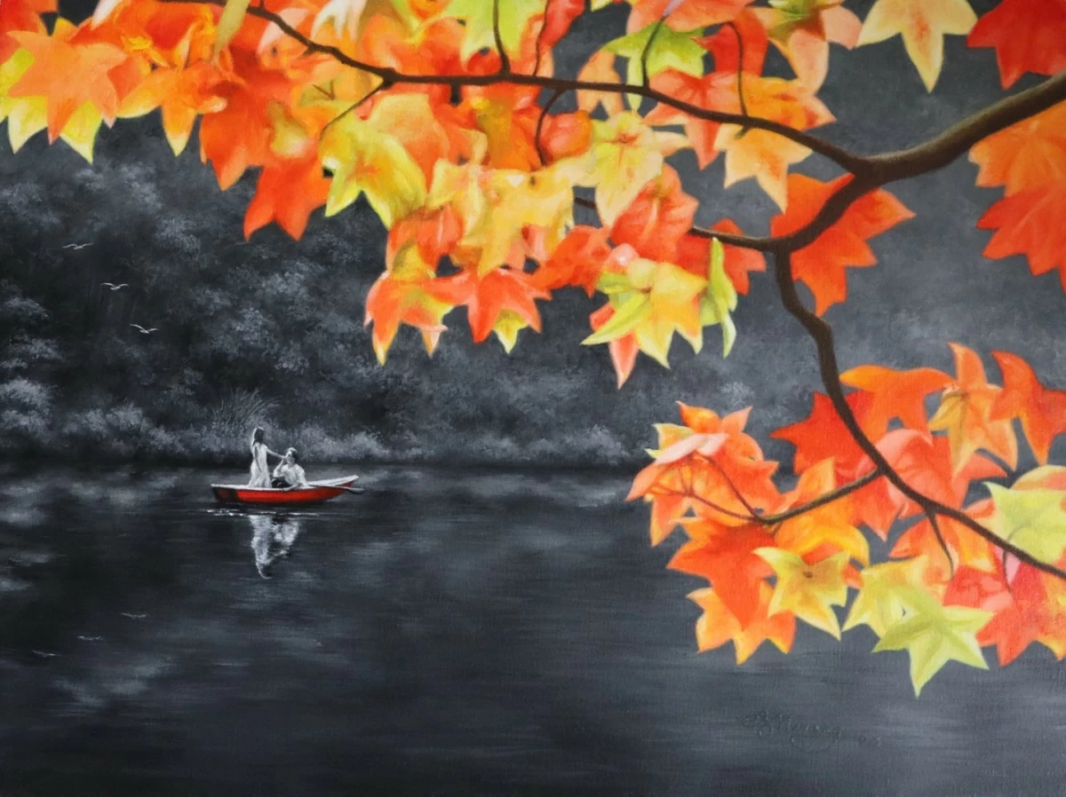 'THE PROPOSAL' 18x24 inches, acrylic on canvas