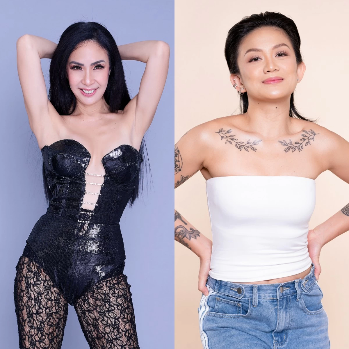 Giselle Sanchez (left) and Tuesday Vargas