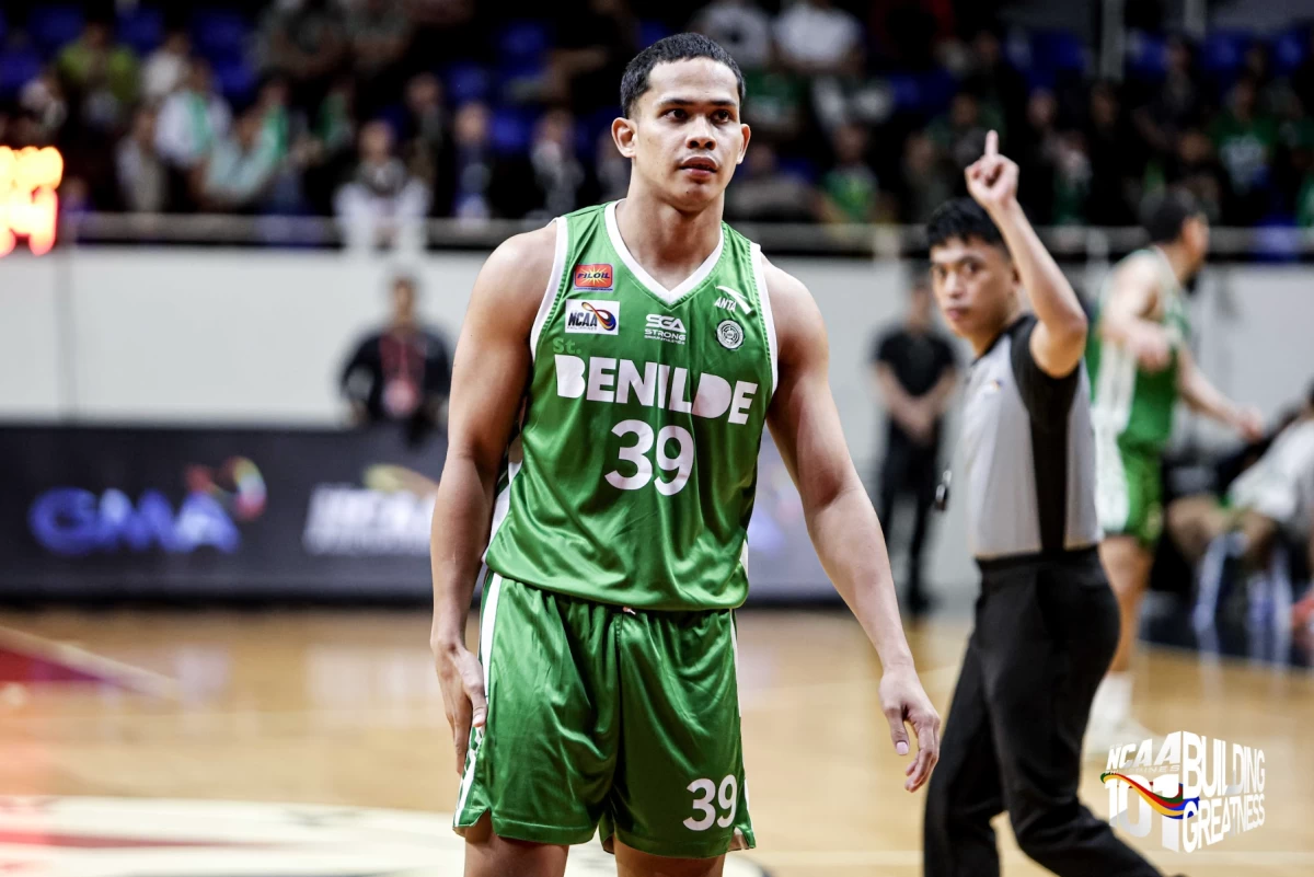 Tony Ynot stars for College of St. Benilde. (NCAA Media)