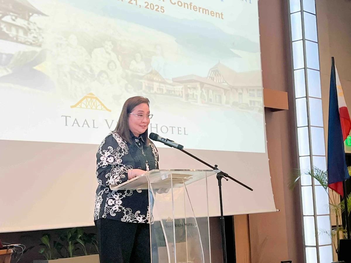 Cathy Nepomuceno, SM Hotels & Conventions Corporation (SMHCC) senior vice president for operations, delivered the welcome remarks for the event