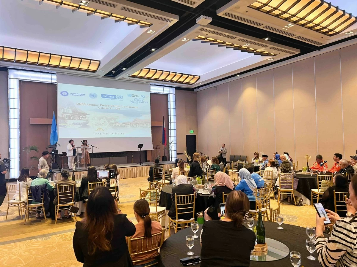 The UN@80 Legacy Peace Center conferred Taal Vista Hotel as a Community Peace Center and Global Citizens Hub,a beacon of sustainable tourism, cultural identity, and peace-building for generations