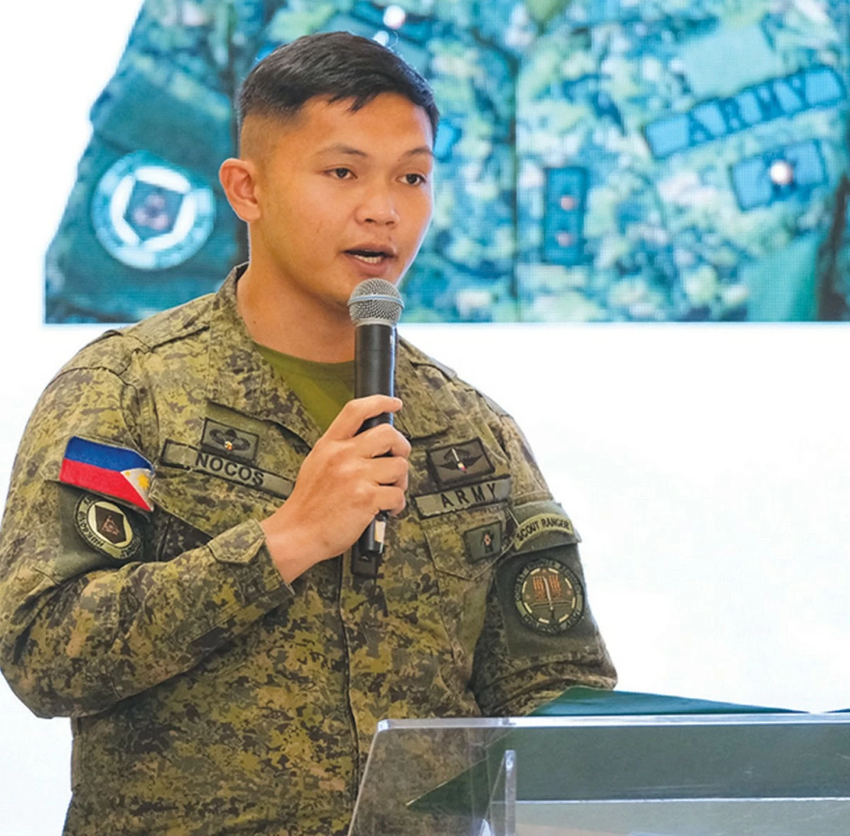 The Philippine Army represented by 1Lt. Alexis Nocos