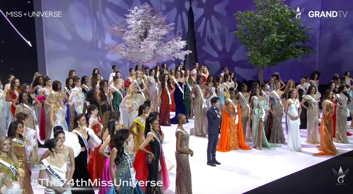 Nawat Itsaragrisil, Vice President of Miss Universe Asiana and President of Thailand as the Host Country, welcomes the candidates of the 2025 Miss Universe beauty pageant.