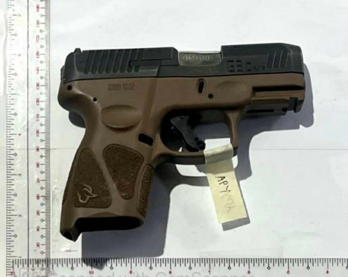 The recovered firearm in Taguig (Photos from Taguig police) 