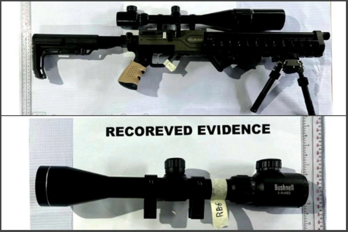 The recovered firearms in Taguig (Photos from Taguig police) 