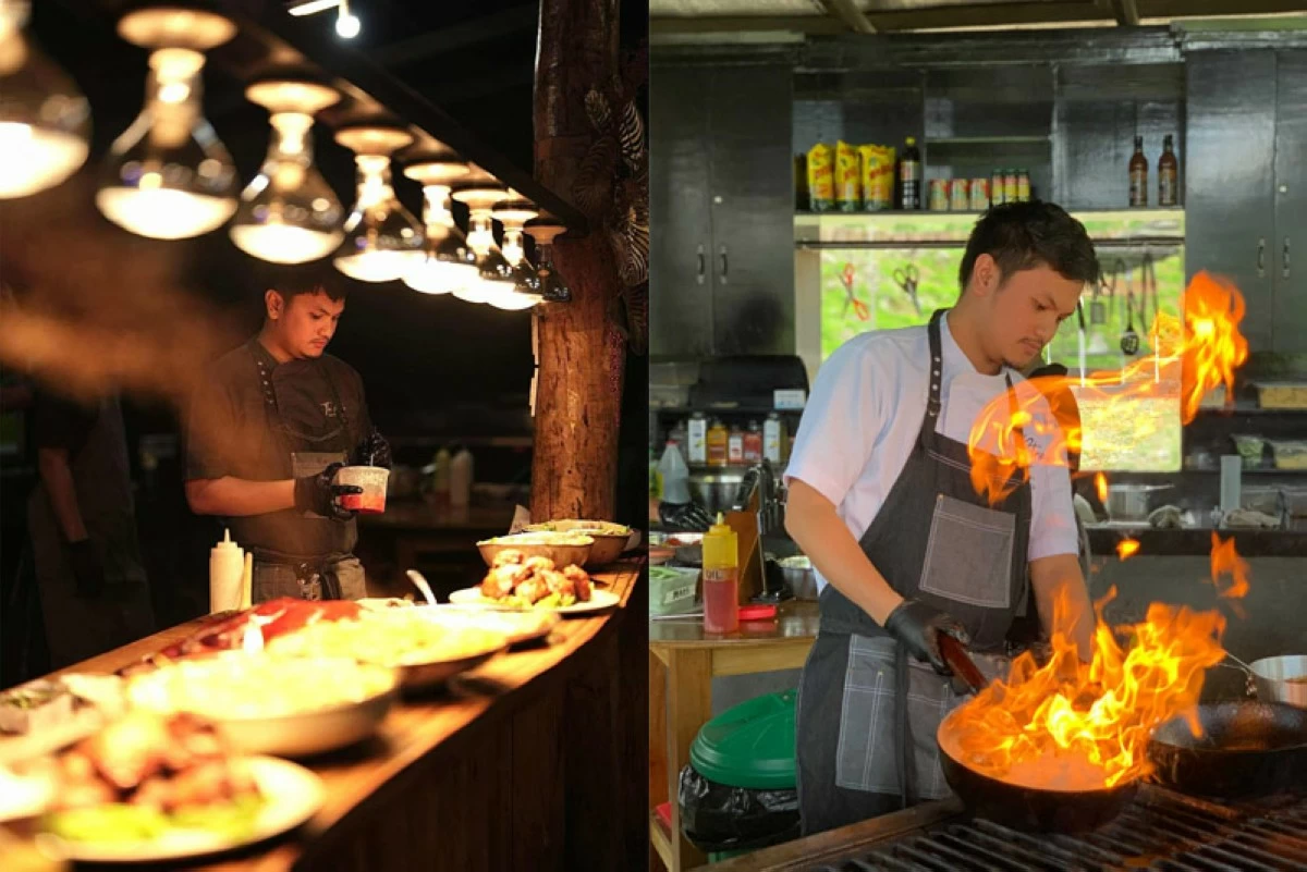 The Retro, a restaurant in Barangay Baganihan, came to life after Vincent Clark Canlas was assured that there would be access to electricity in the area via Davao Light and the sitio electrification program.