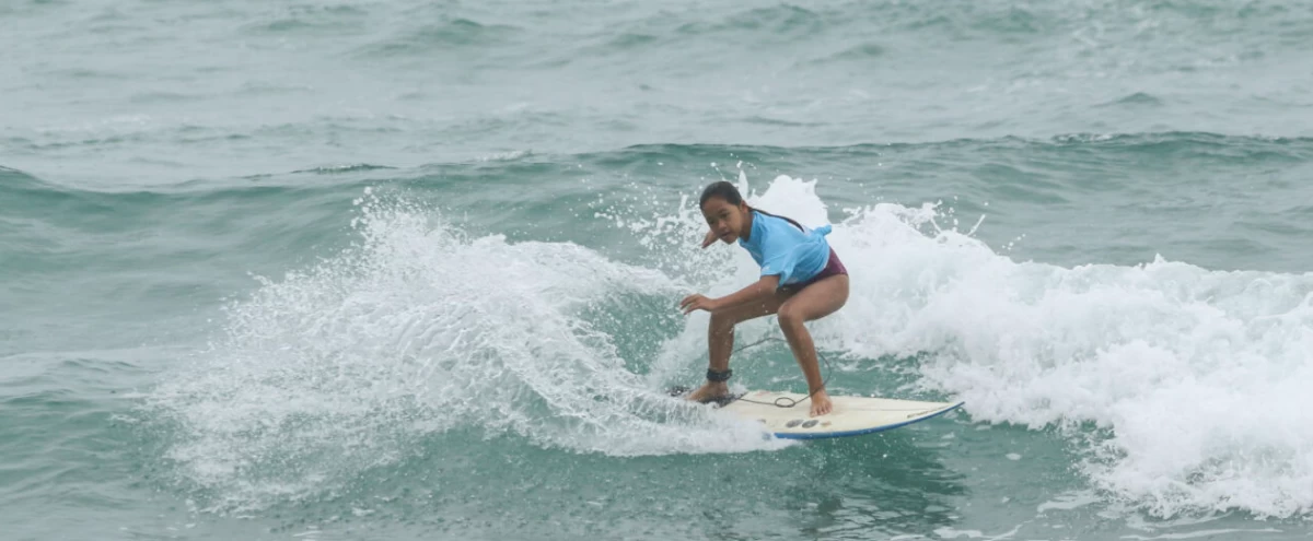 Local ace Casals, only 13, leads strong field in WSL surfing series Baler leg