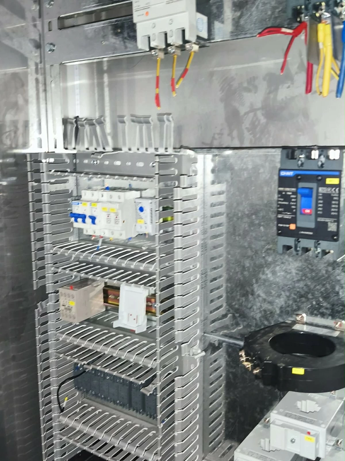 Cainta Mayor Keith Nieto shows photos of a pumping station at Park Place in Barangay San Isidro, Cainta, Rizal, after it was robbed by still unidentified individuals. (Photos from Mayor Kit Nieto)