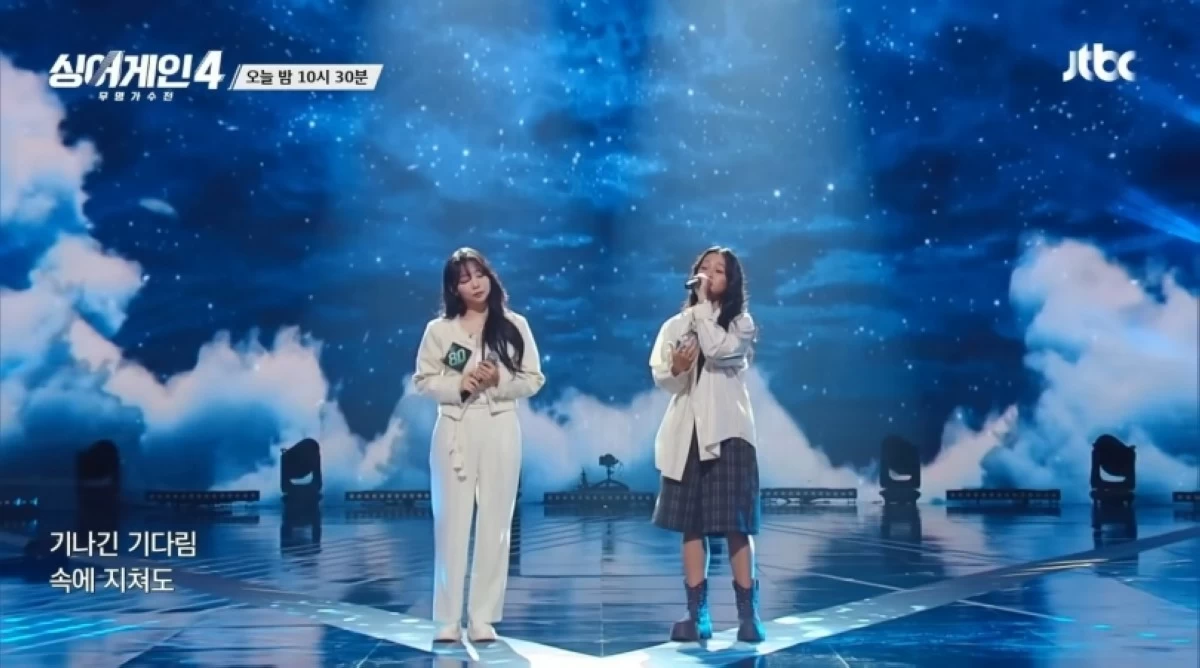 Gwyn Dorado (right) and Yechan performing  