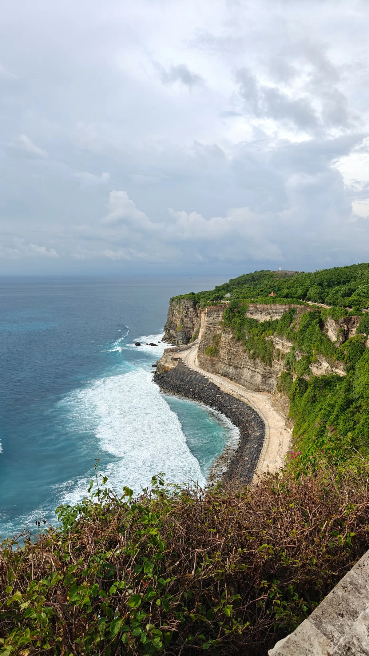 A stunning view of the coast from Uluwatu Temple.