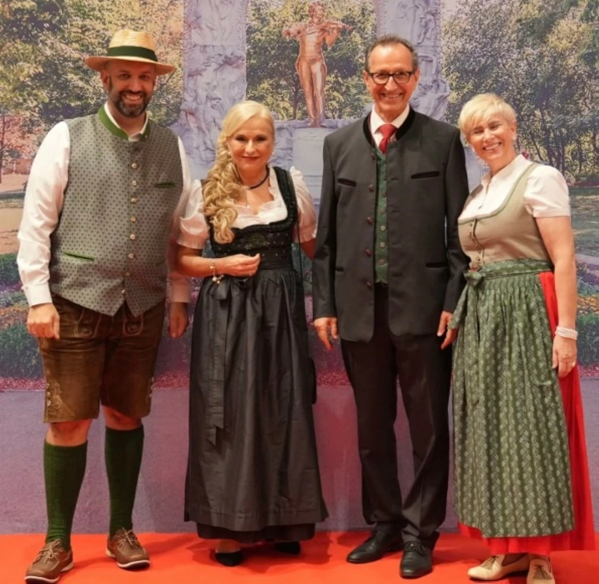 Daniel Dambauer of Remote Service Hotellerie Gastronomie with Mme. Roswitha Brieger, Ambassador Johann Brieger, and Manuela Seeman of IKEA Philippines.