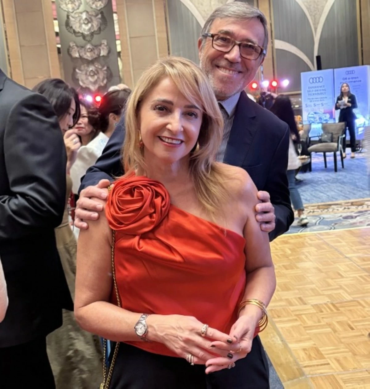 Ambassador Ricardo Luis Bocalandro of the Embassy of Argentina and his spouse, Mme. Maria Elena Urriste.