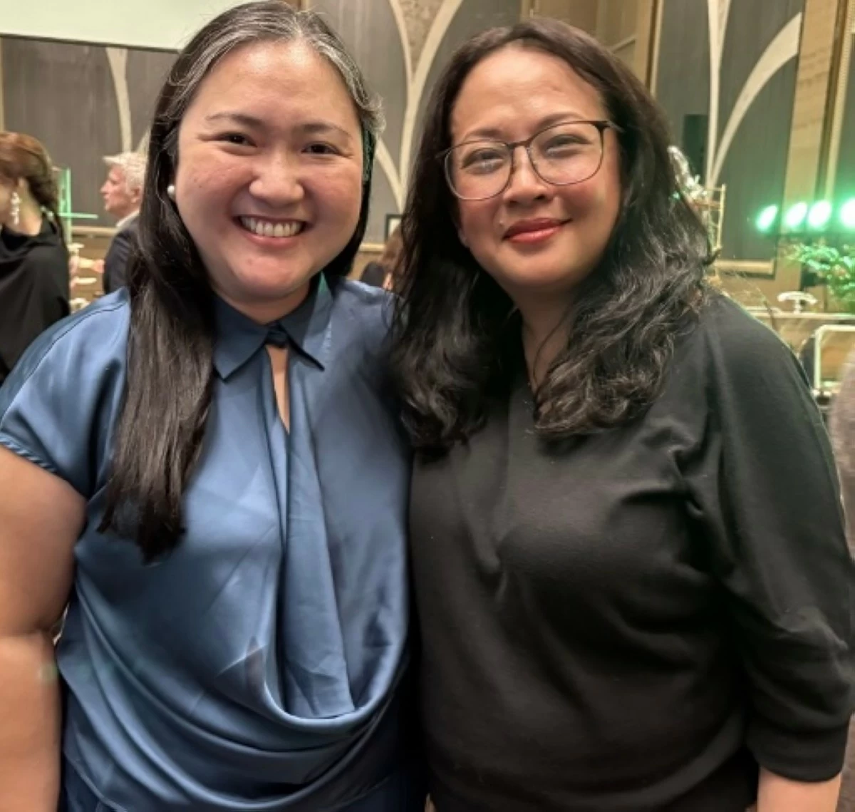 One World Deli’s Jonnah Nana, head of marketing, and Maricris “Chiqui” Tan, director.
