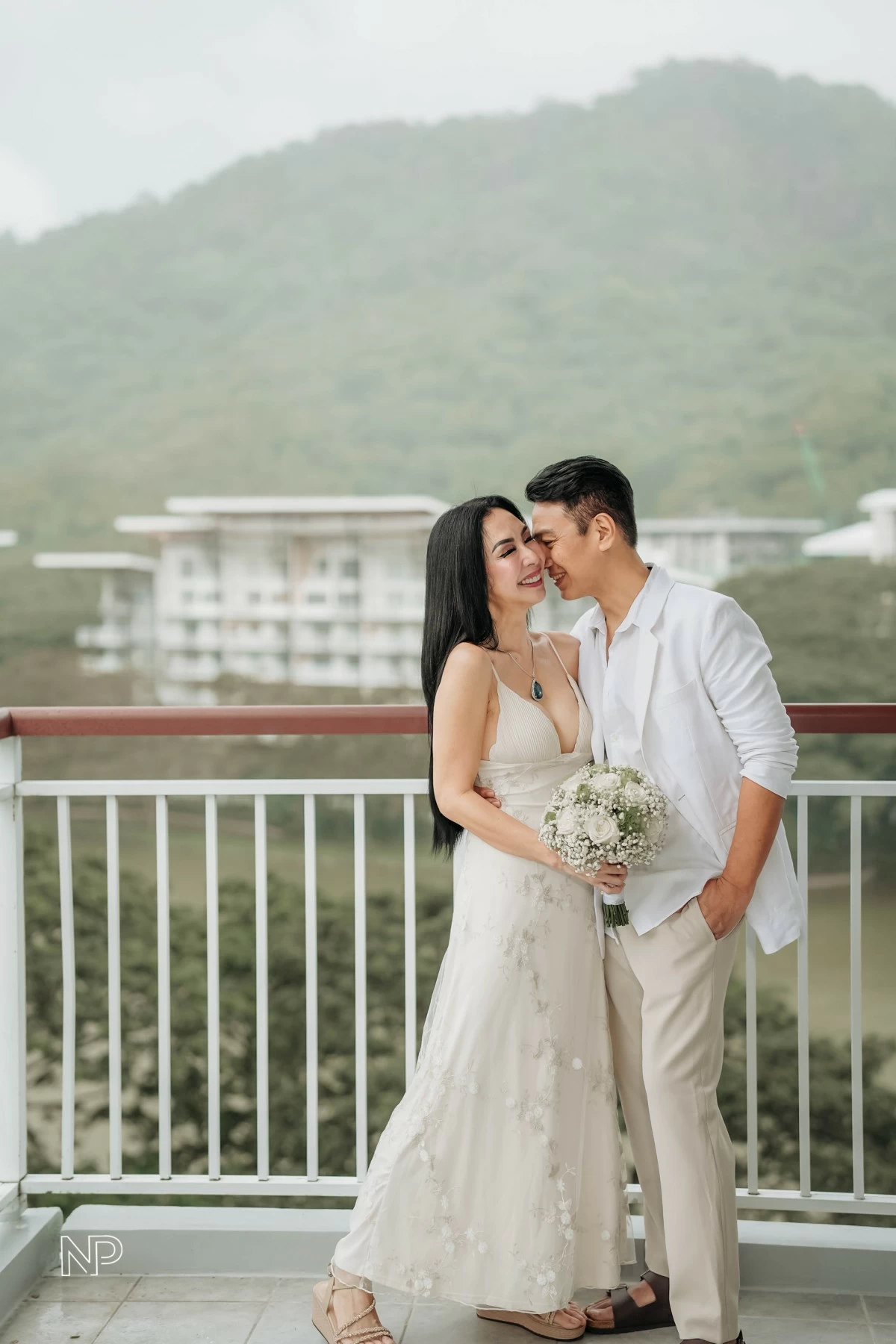 Giselle Sanchez and Emil Buencamino