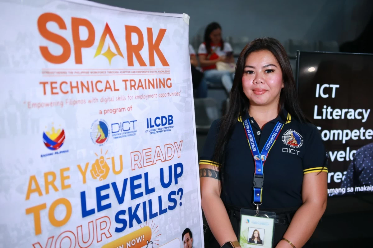 Interactive booths from DICT and private partners let students explore future career paths and digital upskilling opportunities