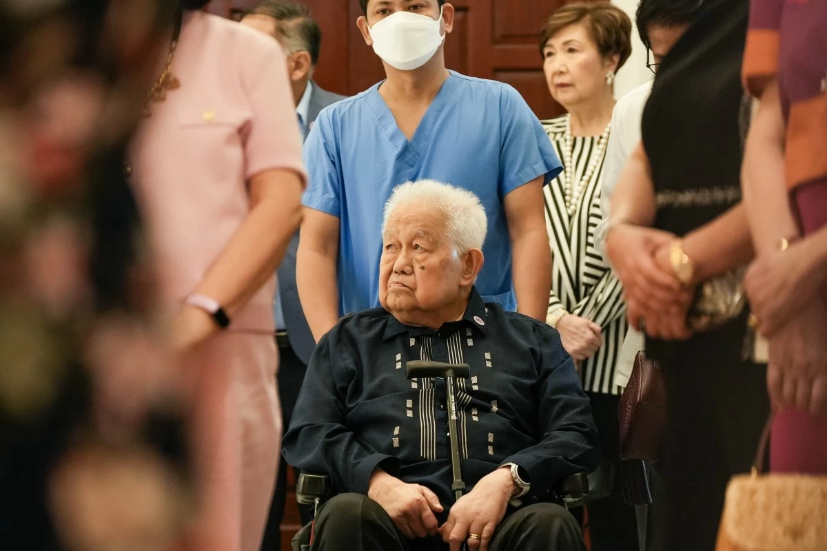 Former Prime Minister Cesar Virata