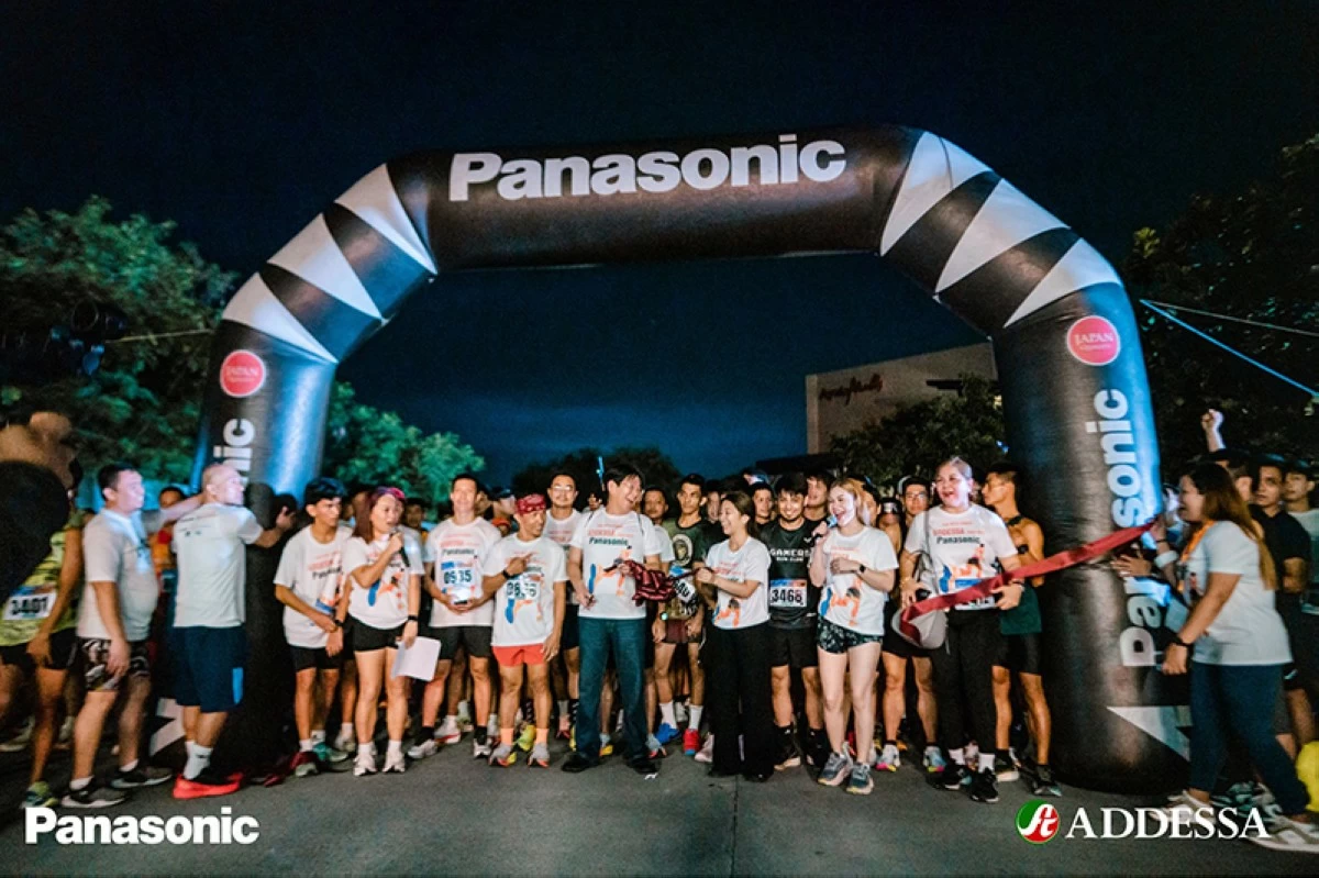 Runners at the 2025 Addessa x Panasonic Fun Run.