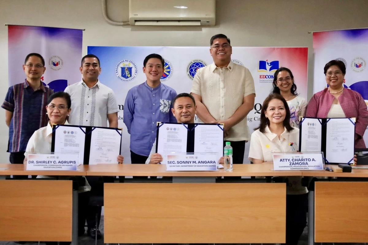 Through a joint advisory, CHED, DepEd, and PRC announced the launch of an Online National Registry to verify legitimate teacher education programs and protect students from fraudulent institutions. (Photo courtesy of CHED / Facebook)