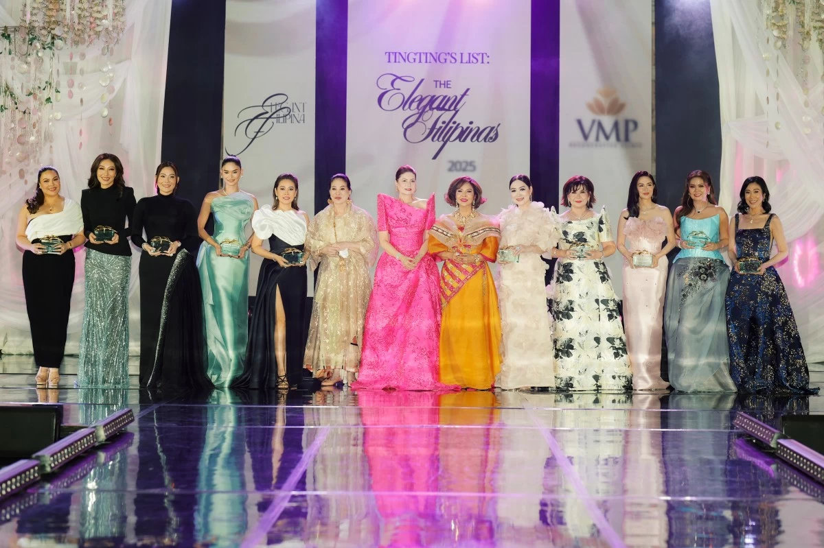 (From left) KC Concepcion, Margarita Gutierrez, Crystal Jacinto, Pia Wurtzbach-Jauncey, Vanessa Pastor-Ledesma, Tingting Cojuangco, Nikki Prieto-Teodoro, Fortune Ledesma, Linda Ley, Janet Olivarez, Marian Rivera, Joy Wambangco-Rustia, and Annette Gozon-Valdes