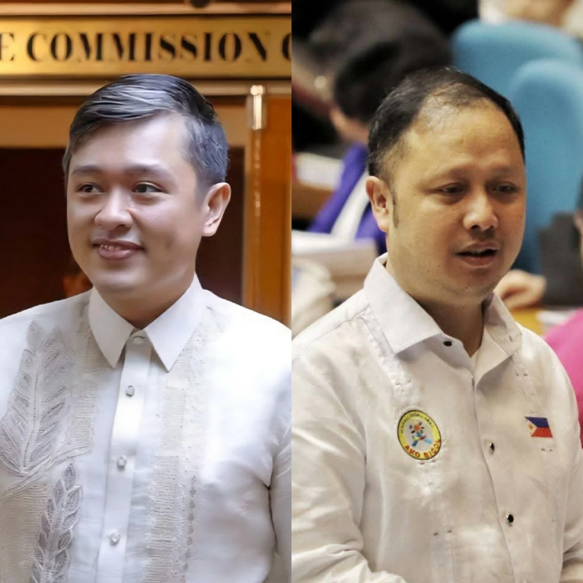 Ako Bicol Party-list nominee Jan Almario Chan (left), Zaldy Co (Facebook)