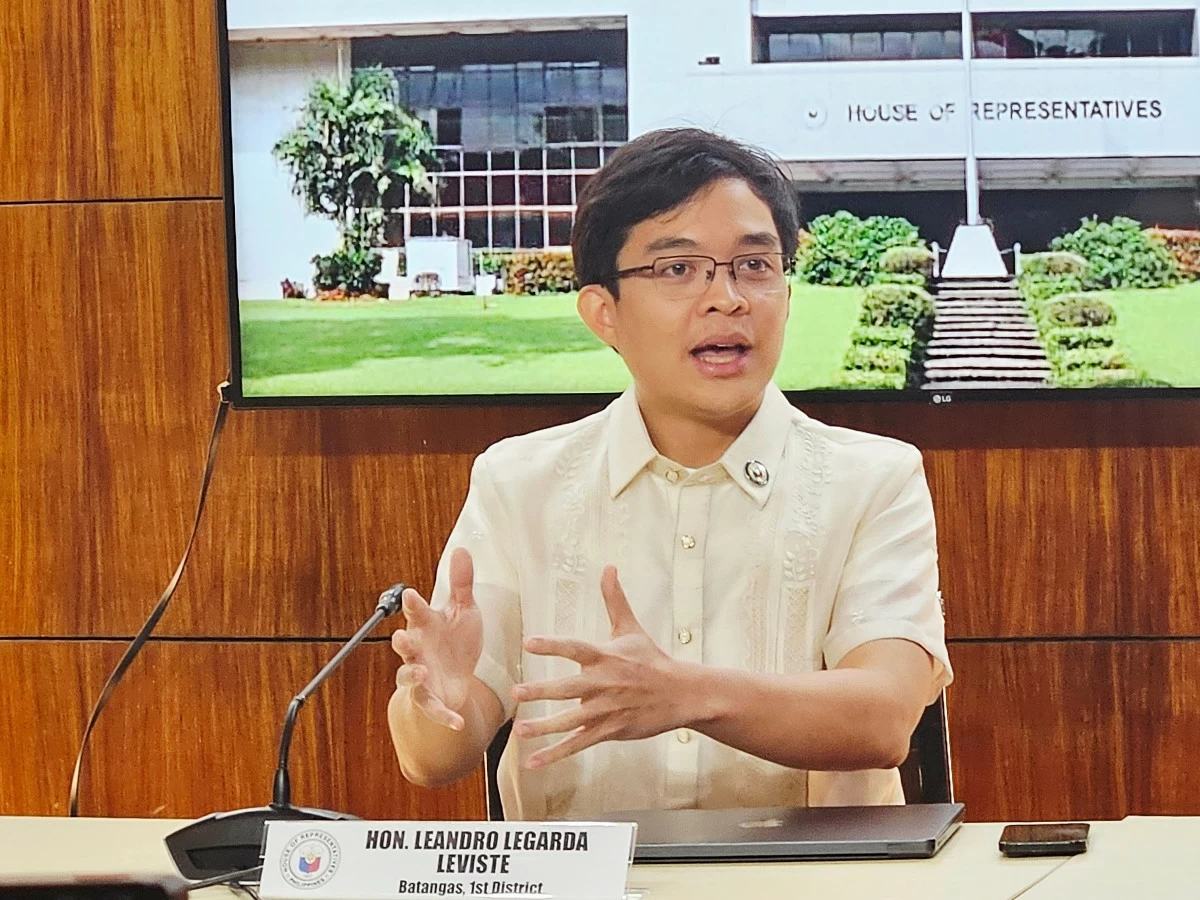 Batangas 1st district Rep. Leandro Legarda Leviste (Ellson Quismorio/ MANILA BULLETIN)