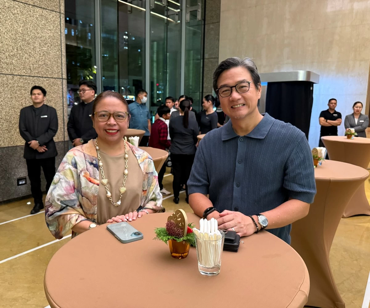 Charmaine Bauzon and Alfred V. Ty