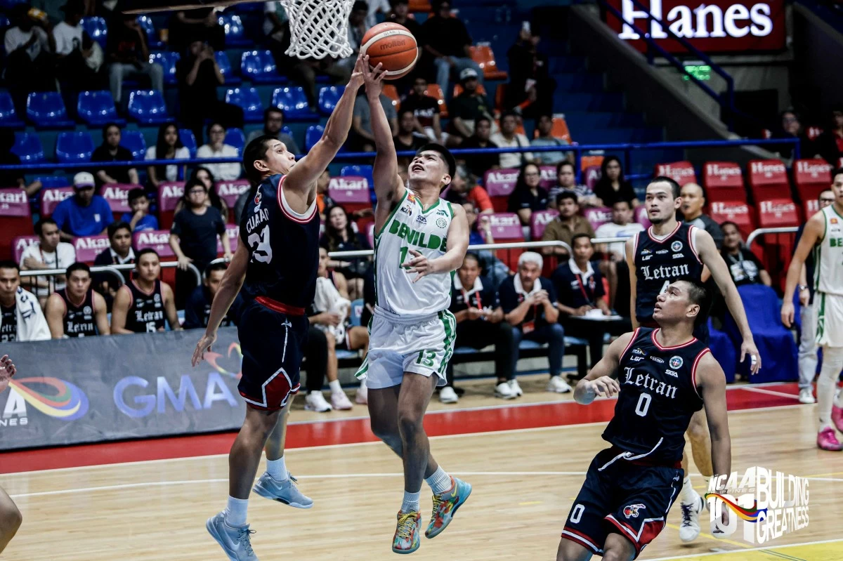 Ian Torres sparks CSB's run to outlast Letran. (NCAA Images)
