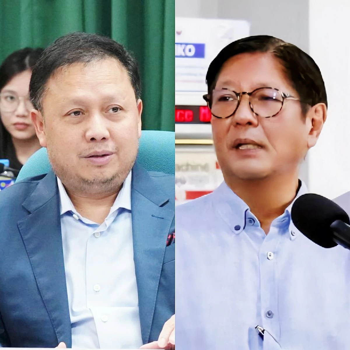 Former Ako Bicol Party-list Rep. Zaldy Co (left), President Ferdnand "Bongbong" Marcos Jr. (PPAB, Facebook)