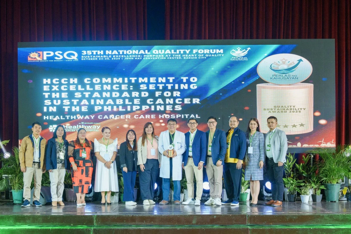 Healthway Cancer Care Hospital receives 4-Star Quality Sustainability Award
