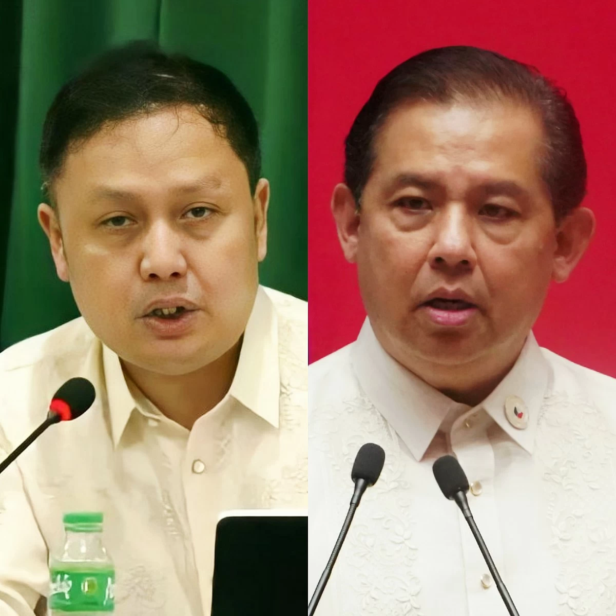 Former Ako Bicol Party-list Rep. Zaldy Co (left), Leyte 1st district Rep. Martin Romualdez (Contributed photo, PPAB)