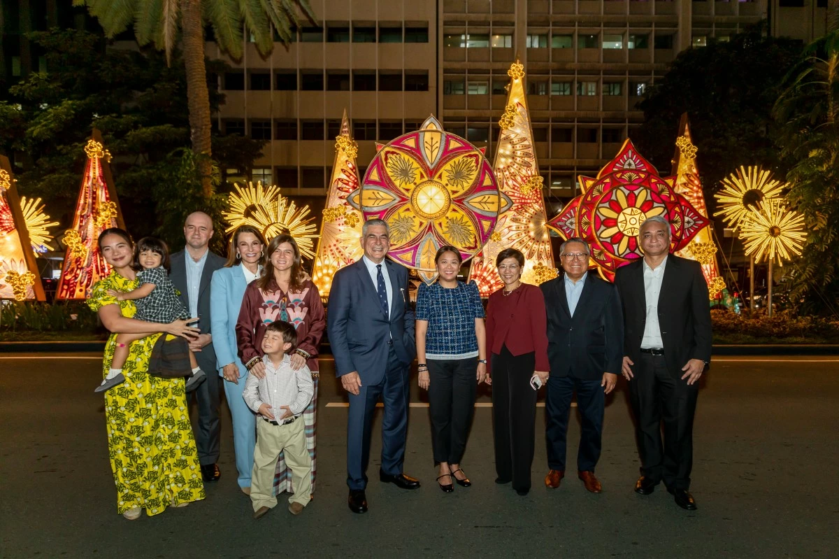 Alexandra Urquijo; Ayala Corporation Chief Sustainability and Risk Officer Jaime Zobel Urquijo; Bea Zobel Jr.; Ayala Land Creative Director Paloma Urquijo Zobel de Ayala; Ayala Corporation Chairman Jaime Augusto Zobel de Ayala; Makati Mayor Nancy Binay; Ayala Land President & CEO Meean Dy; MACEA Board of Governors Chairman Emilio Tumbocon; and Ayala Land Estates Group Head Chris Maglanoc