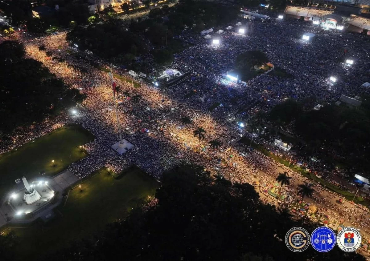 Quirino Grandstand rally on Sunday night, Nov. 16 (MDRRMO)