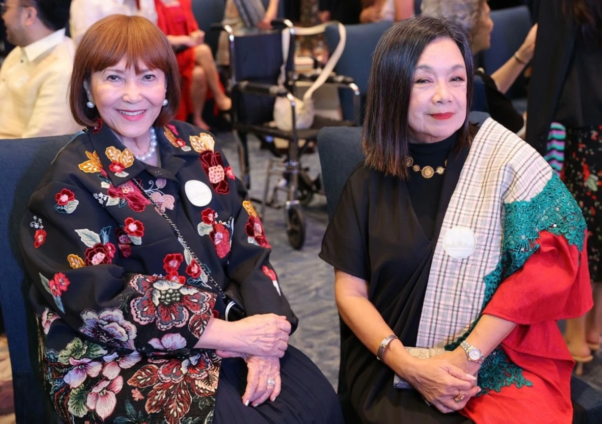 Guatemala Consul Mellie Ablaza with Belarus Consul Annette Ablan