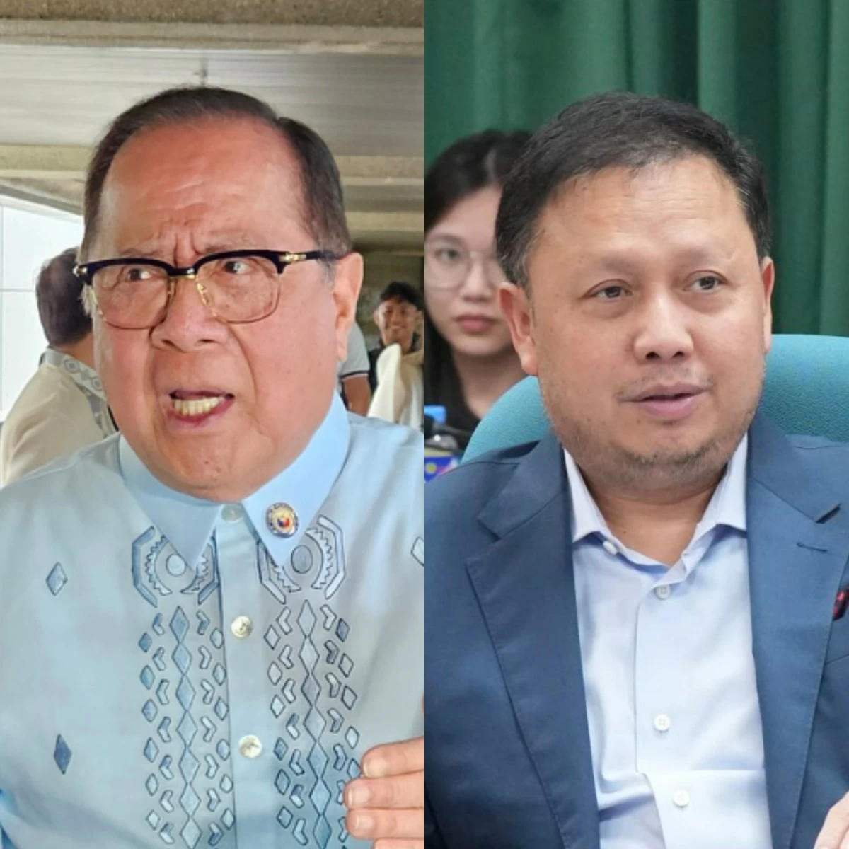 Antipolo City 1st district Rep. Ronaldo "Ronnie" Puno (left), former Ako Bicol Party-list Rep. Zaldy Co (MANILA BULLETIN, PPAB)