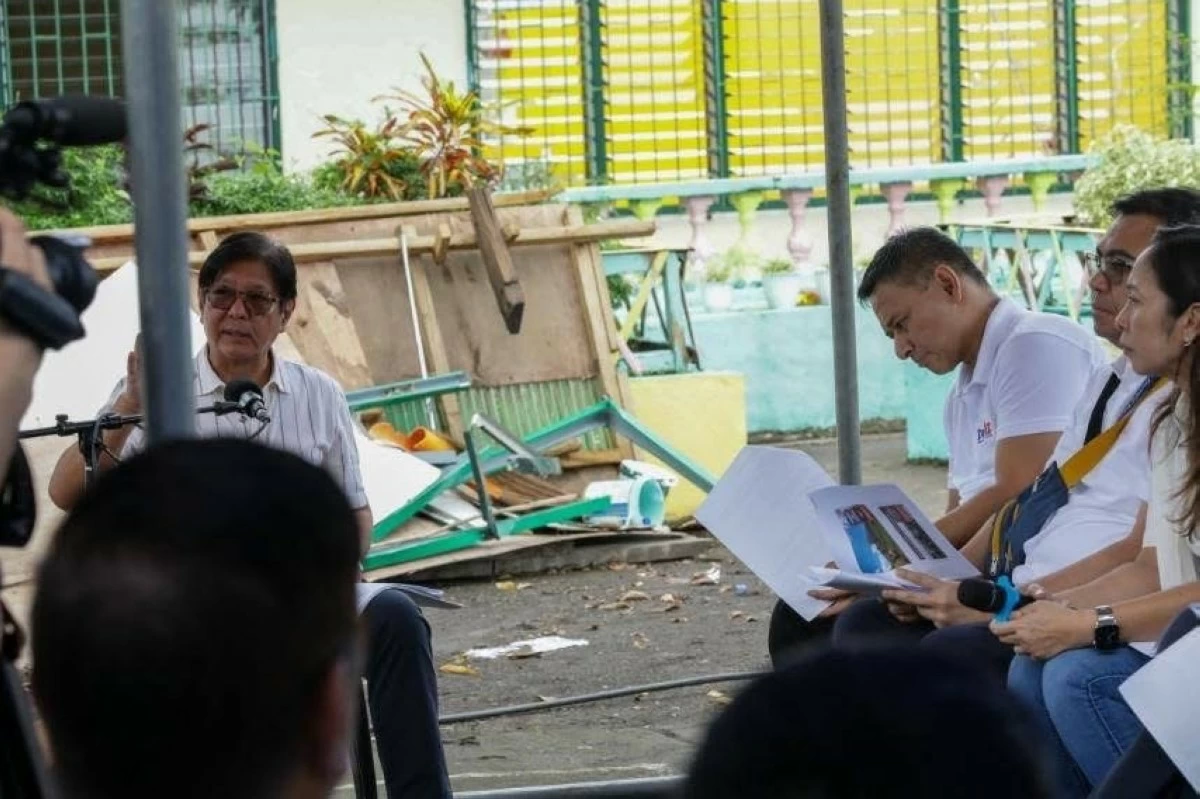 DepEd has intensified recovery efforts after Super Typhoon Uwan and Typhoon Tino, deploying alternative learning modes and funding repairs as Region V reports over 5,700 damaged classrooms. (DepEd photo)