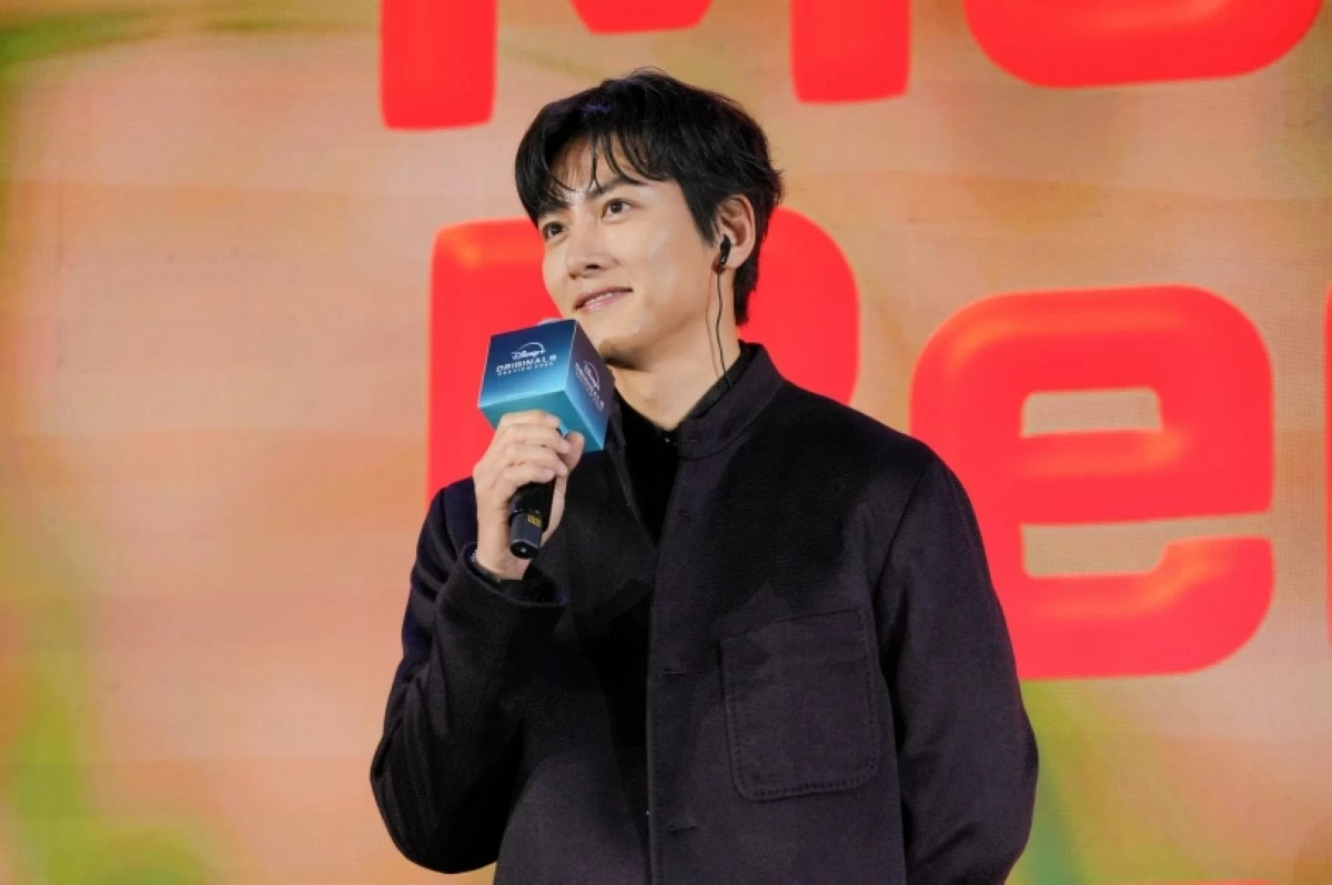 Korean actor Ji Chang-wook at the Disney  Originals Preview held on Nov. 13 at the Hong Kong Disneyland Resort. (The Walt Disney Company) 
