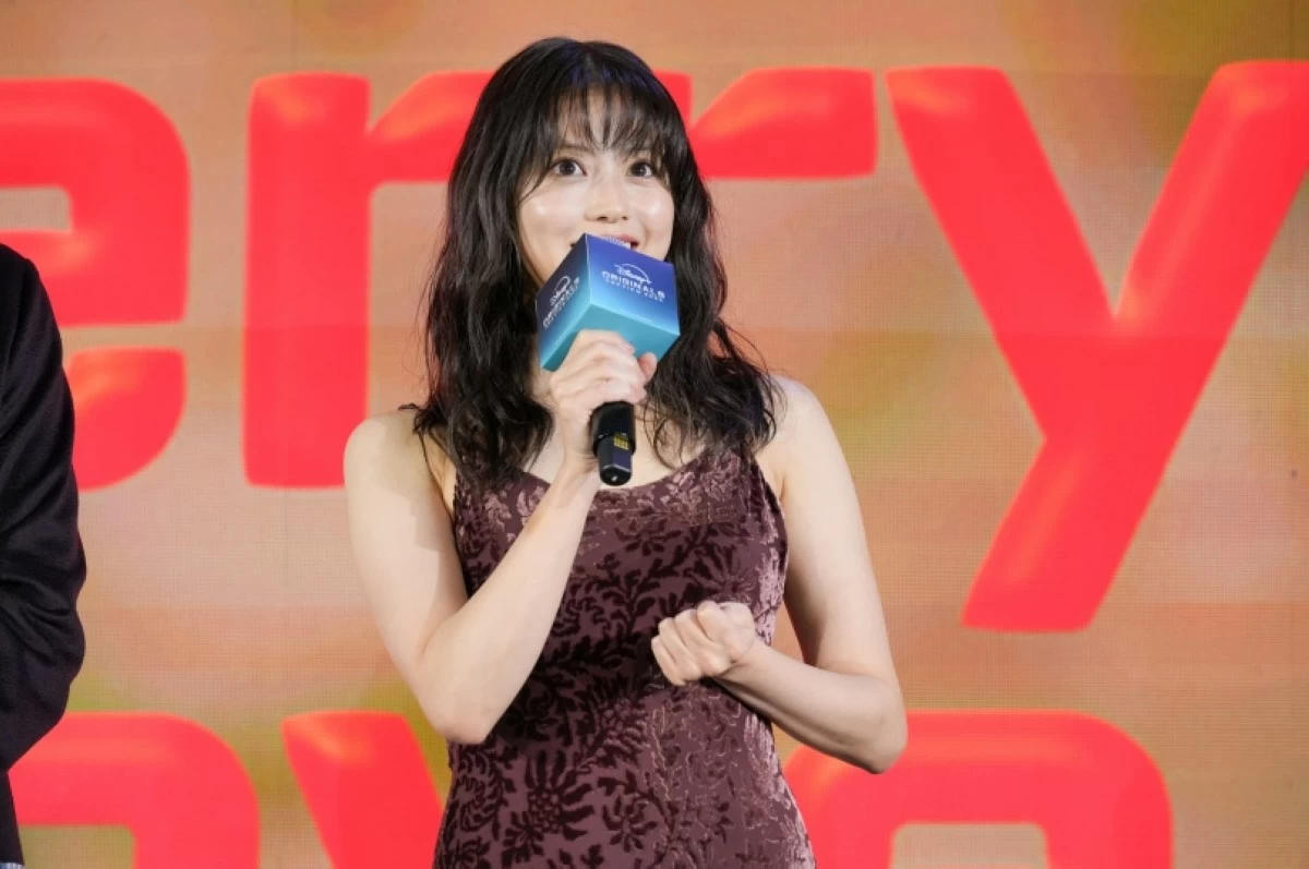 Japanese actress Mio Imada at the Disney  Originals Preview held on Nov. 13 at the Hong Kong Disneyland Resort. (The Walt Disney Company) 