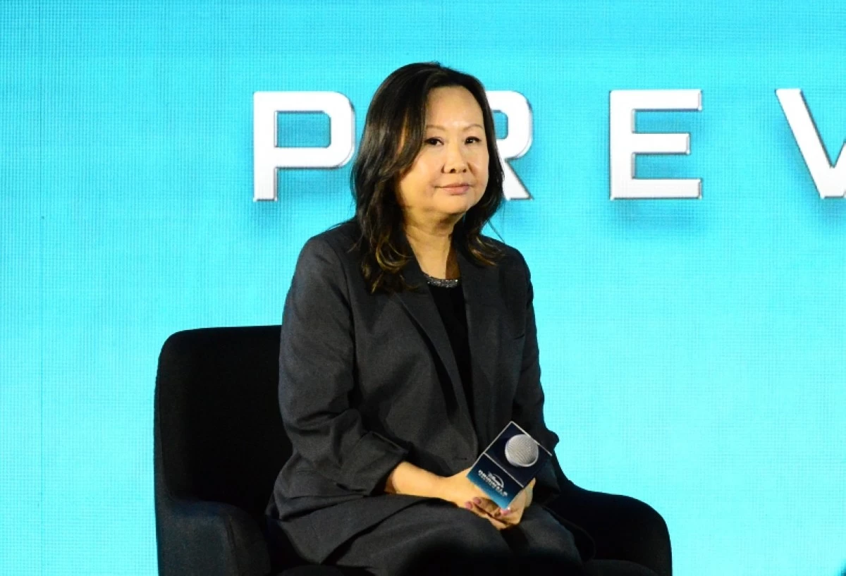 Carol Choi, executive vice president and head of APAC Original Content Strategy, at the Disney  Originals Preview on Nov. 13 at the Hong Kong Disneyland Resort (Jonathan Hicap) 
