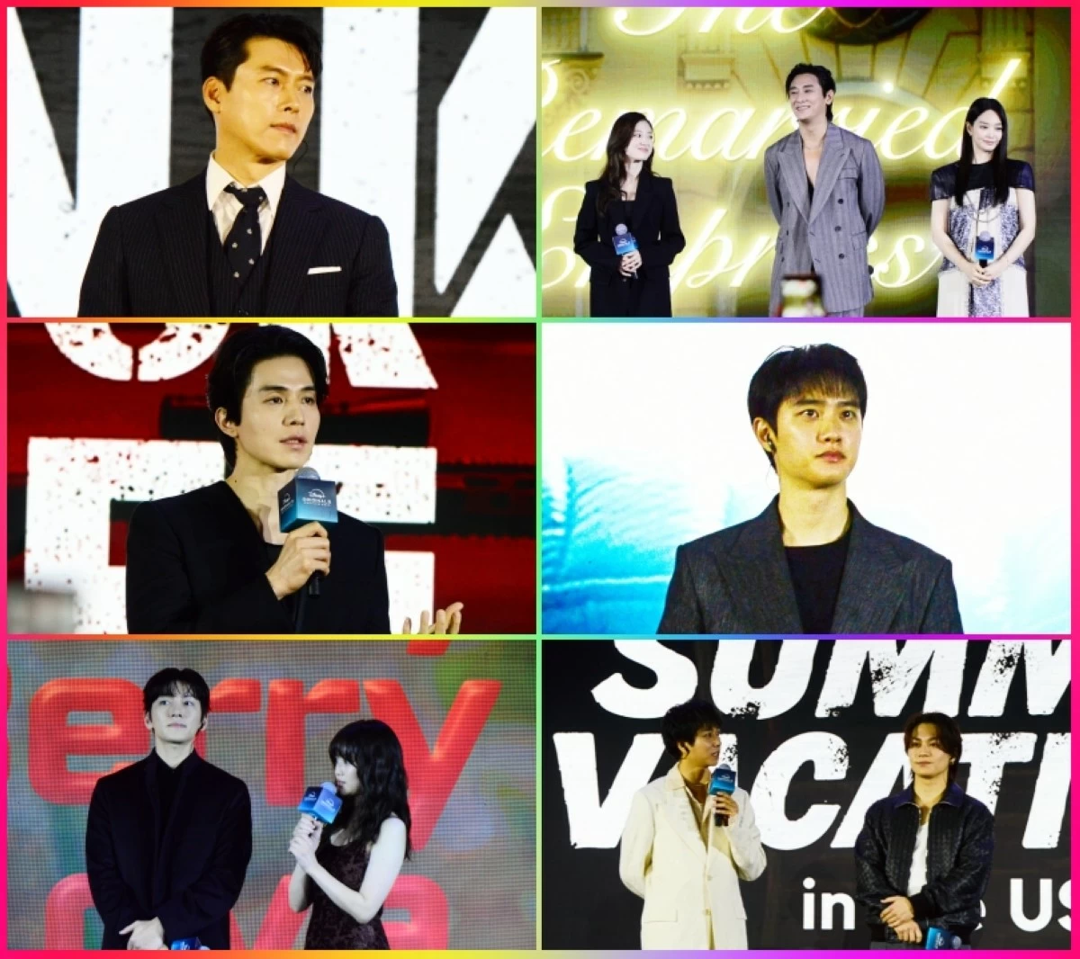 Korean and Japanese stars at the Disney  Originals Preview on Nov. 13 at the Hong Kong Disneyland Resort (Jonathan Hicap) 
