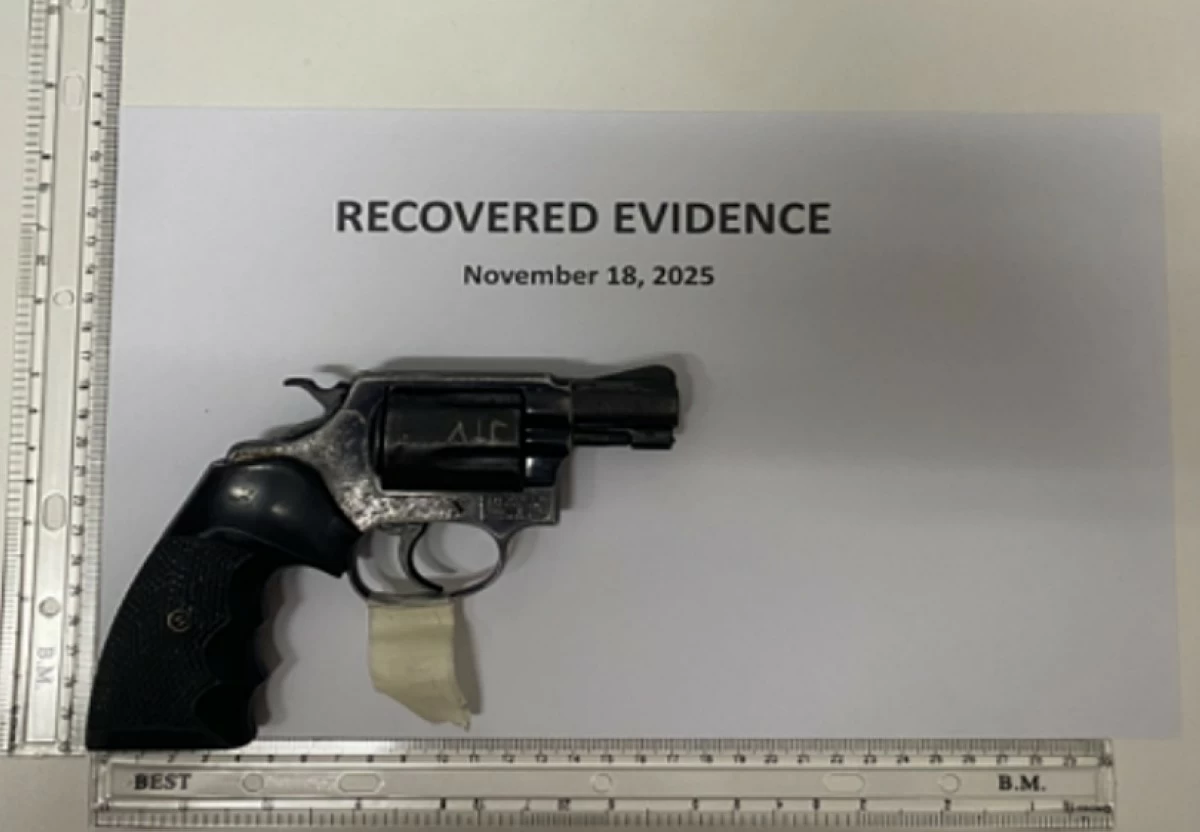 The gun seized by the police in Taguig on Nov. 18 (Photo from SPD) 
