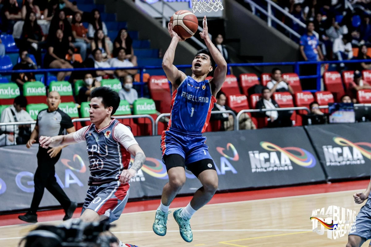 T-Mc Ongotan shines for Arellano. (NCAA/GMA Images)