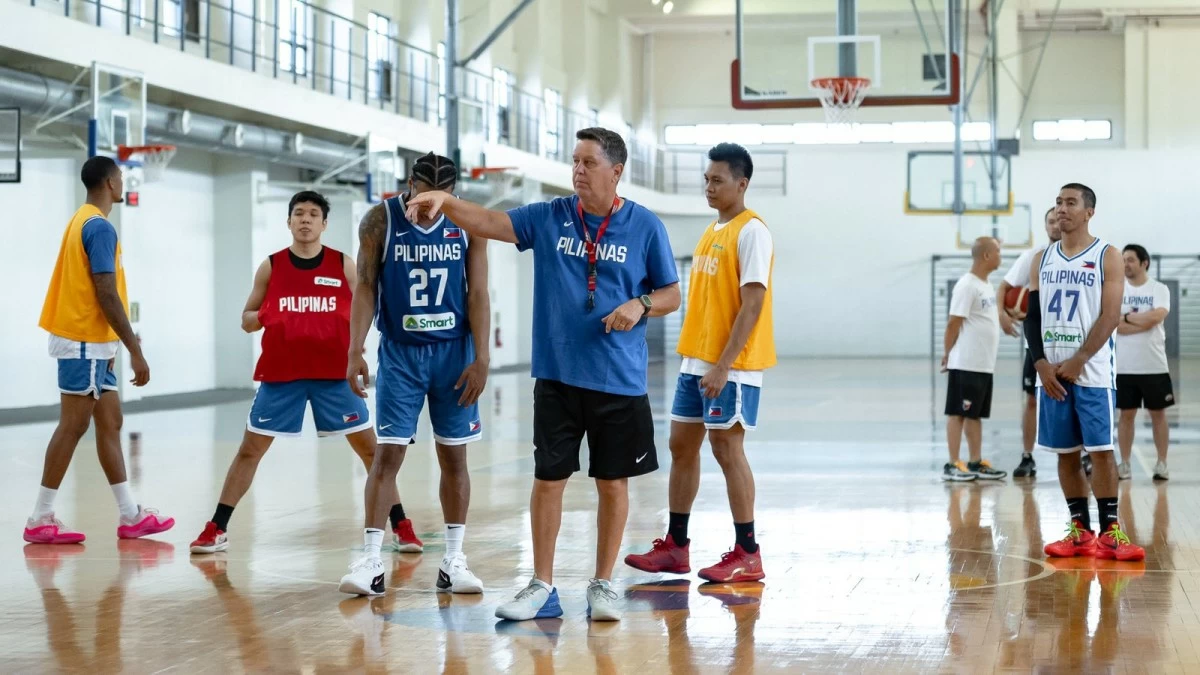 Gilas Pilipinas at Inspire Gym (File photo)