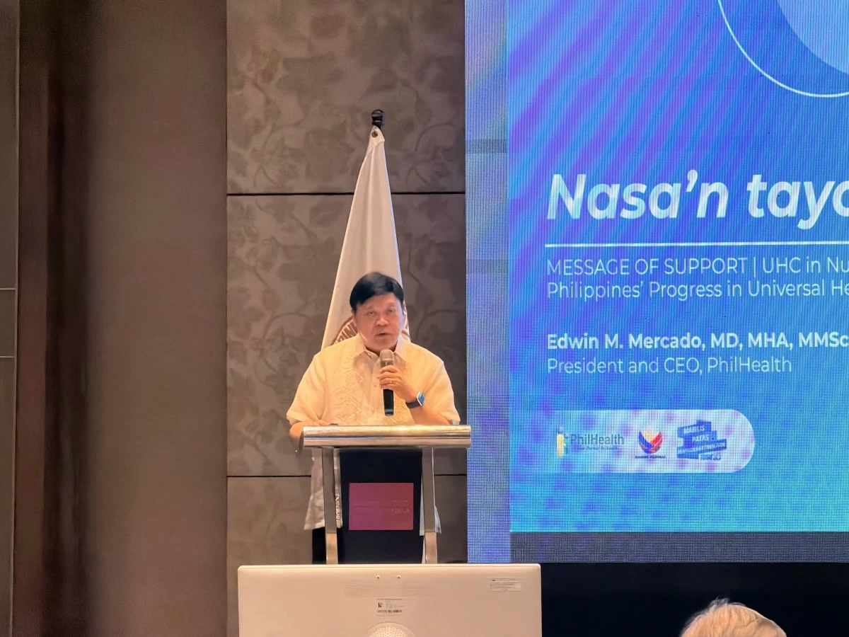 PhilHealth President and CEO Edwin Mercado (JEL SANTOS/MB PHOTO)