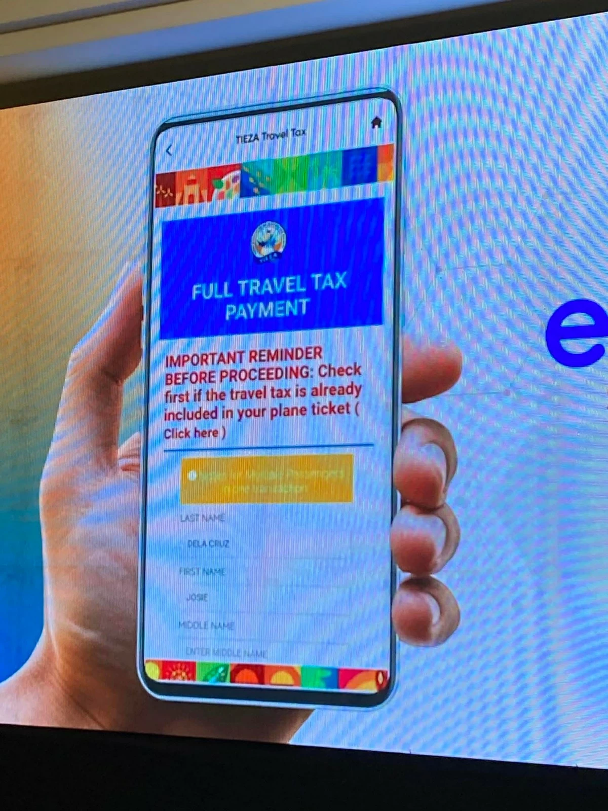 PAYMENT MADE SIMPLER You can skip the airport queue and pay for the travel tax using the eGov PH Super App.