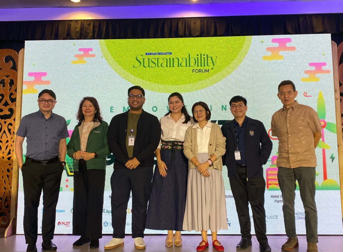 DAY 2, MORNING SESSION — Speakers include Anna Gonzales, sustainability head of Ayala Land Inc.; Allan Gabriel Carasco, The Medical City group head of ESG; Monica Lorenzo, director for leisure and business development at Torre Lorenzo Development Corporation; and Charles Elepano, faculty member at the National University College of Education, Arts and Sciences. They are joined by Irish Lorenzo, MBrand head; Leslie Araujo, Manila Bulletin brand and marketing manager; and Philip Cu Unjieng, co-project lead of the Manila Bulletin Sustainability Initiative.
