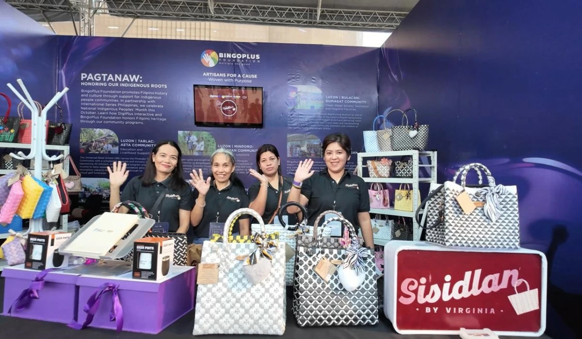 Sisidlan Weavers proudly displayed their beautiful, hand-made, reusable, and modern bayong bags during the ISP Welcome Gala Night and LIV Golf Music Festival. 
