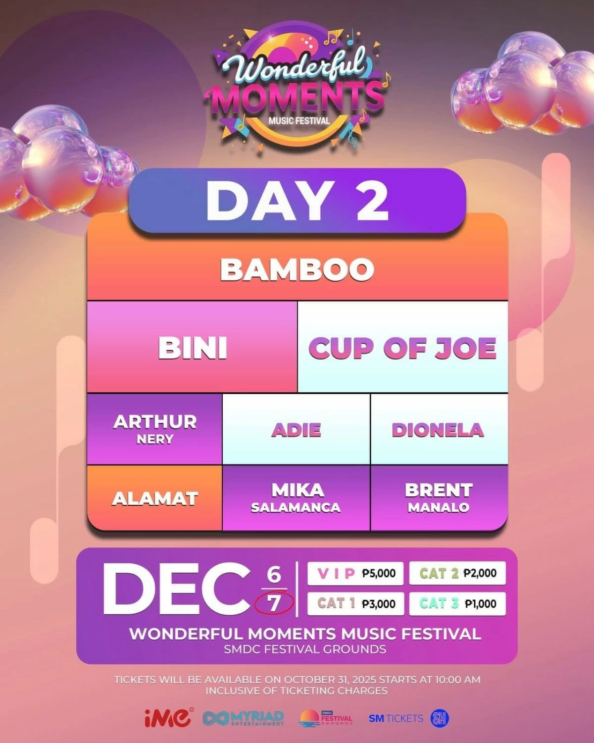 A star-studded line-up is headed your way with two days of excitement.