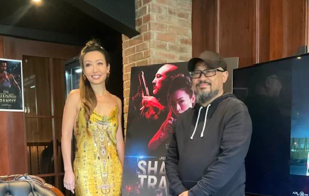 Director Pedring Lopez and actress-singer Qymira